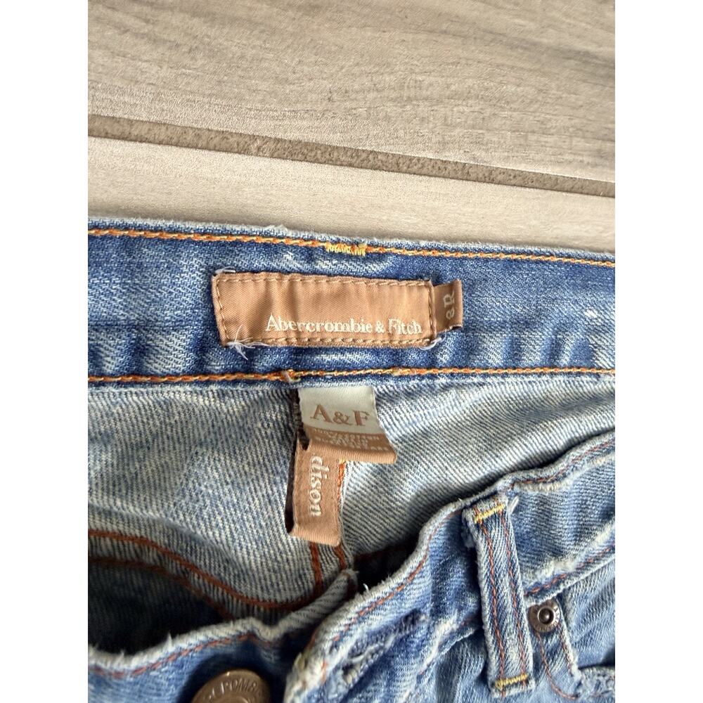 Abercrombie and Fitch A&F Madison Flare Vintage Size 8R Distressed - Picture 2 of 3